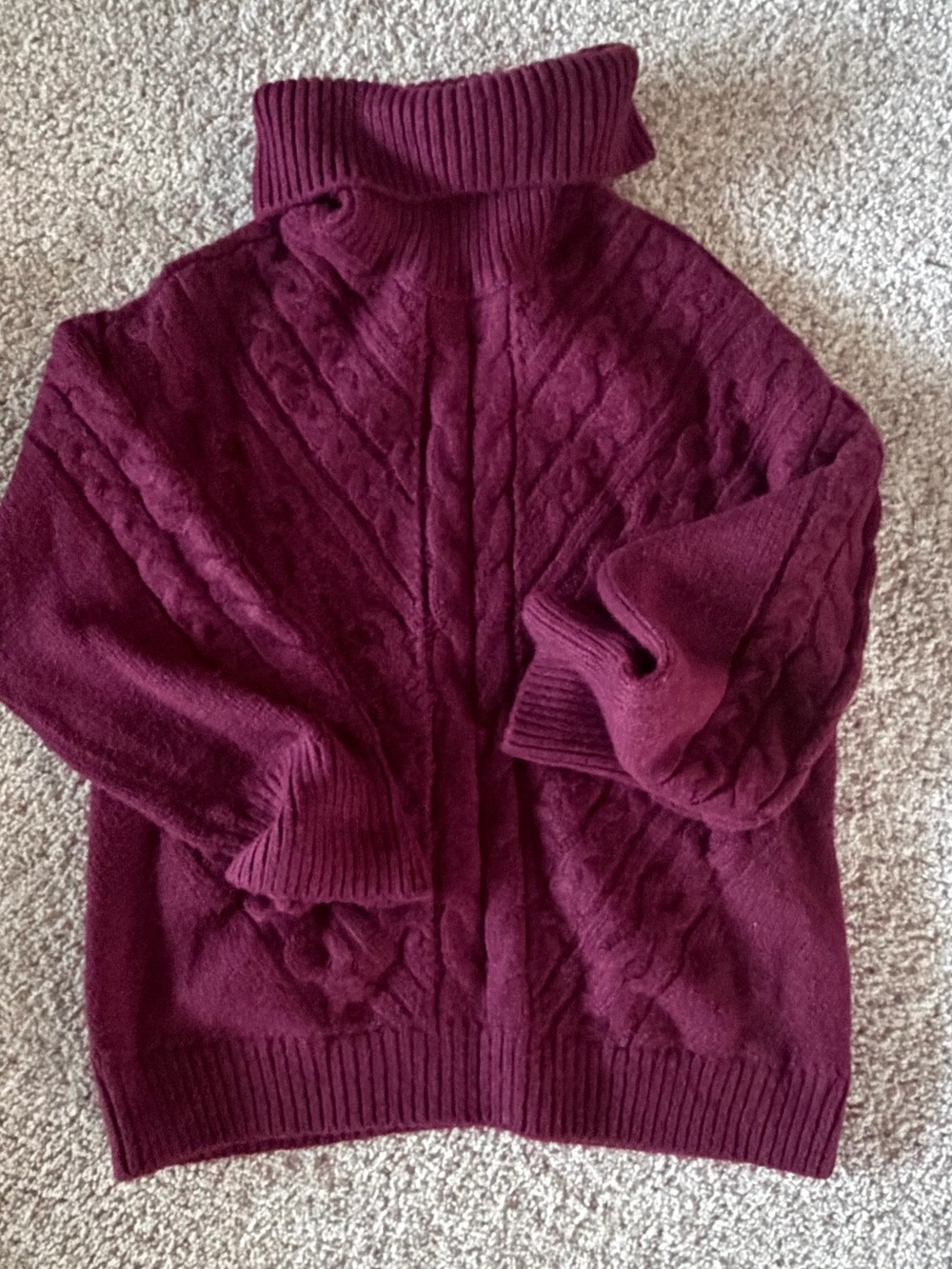 NWOT Loft cable knit turtleneck